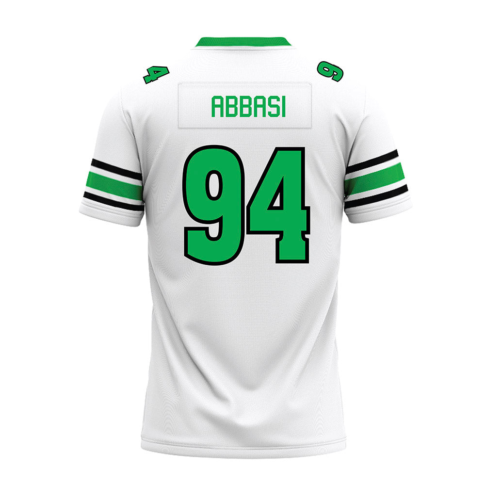 Marshall - NCAA Football : Ali Abbasi - White Premium Football Jersey-1