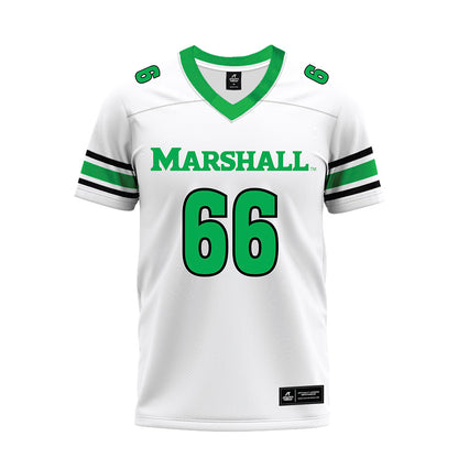 Marshall - NCAA Football : Eli Kaufman - White Premium Football Jersey-0