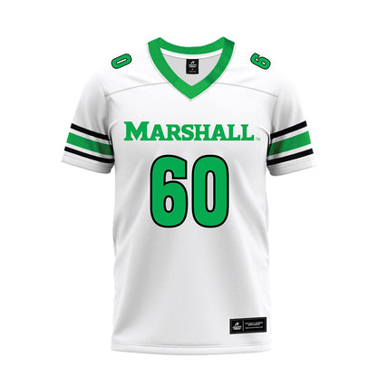 Marshall - NCAA Football : Shunmarkus Adams - White Premium Football Jersey-0