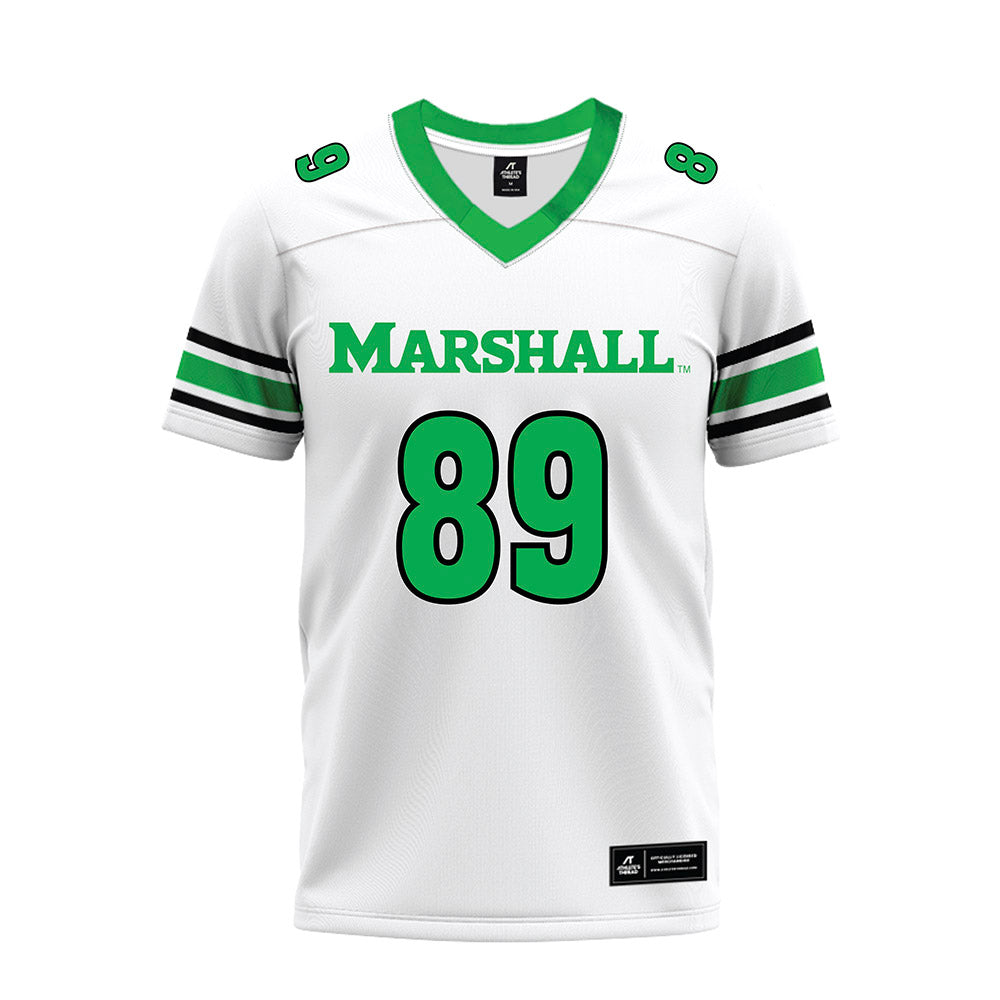 Marshall - NCAA Football : atley cowan - White Premium Football Jersey-0