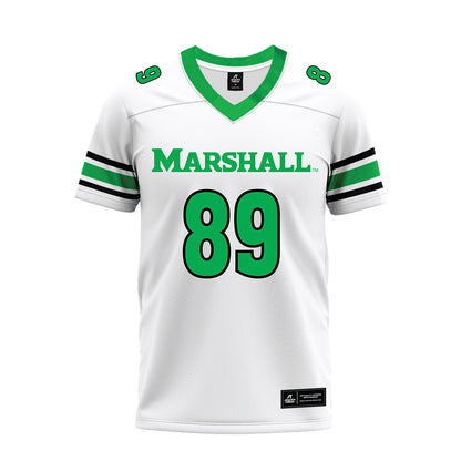 Marshall - NCAA Football : atley cowan - White Premium Football Jersey-0