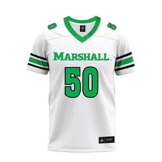 Marshall - NCAA Football : Caden Dorson - White Premium Football Jersey-0