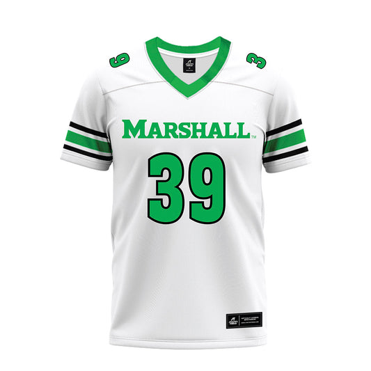 Marshall - NCAA Football : Ajani Cuevas-Gillis - White Premium Football Jersey-0