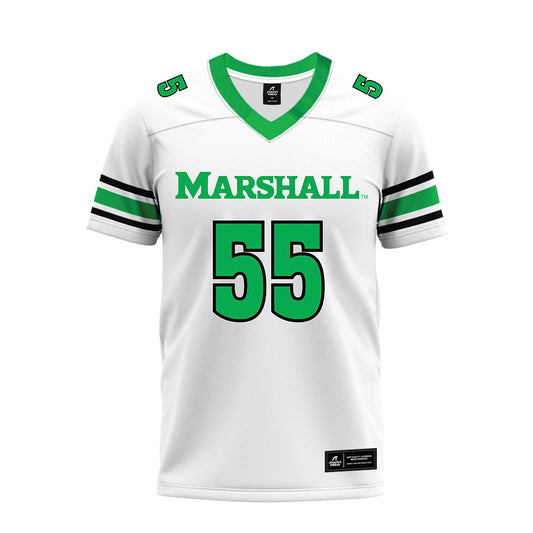 Marshall - NCAA Football : Paul Hutson III - White Premium Football Jersey-0