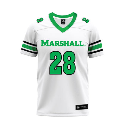 Marshall - NCAA Football : AD Willis - White Premium Football Jersey-0