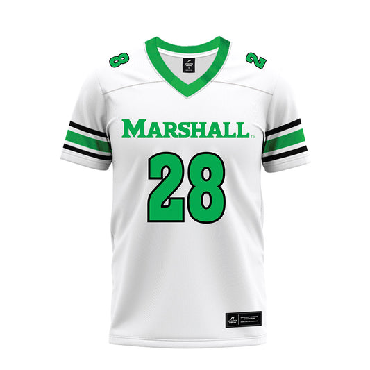 Marshall - NCAA Football : AD Willis - White Premium Football Jersey-0