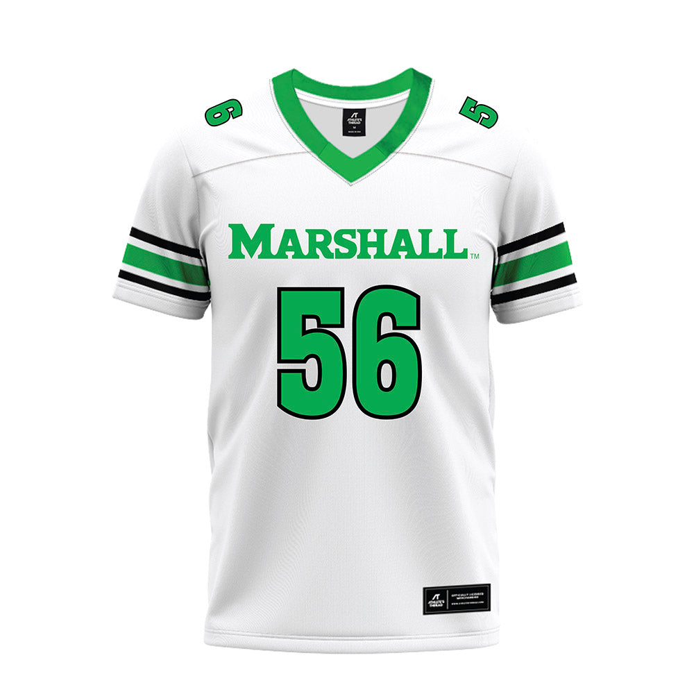 Marshall - NCAA Football : Andrew Dudley - White Premium Football Jersey-0