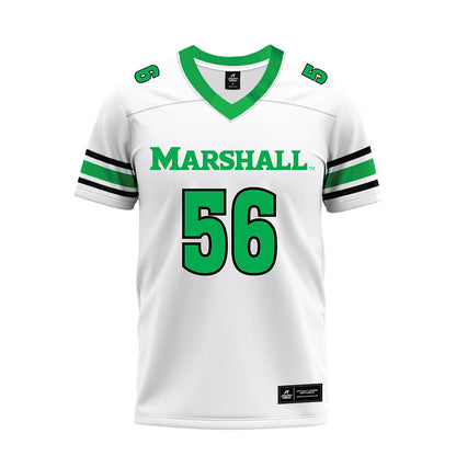 Marshall - NCAA Football : Andrew Dudley - White Premium Football Jersey-0