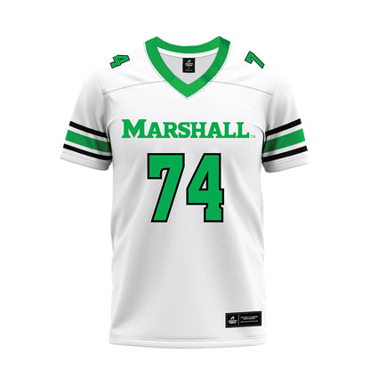 Marshall - NCAA Football : Tyler McDuffie - White Premium Football Jersey-0