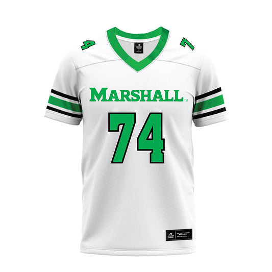 Marshall - NCAA Football : Tyler McDuffie - White Premium Football Jersey-0