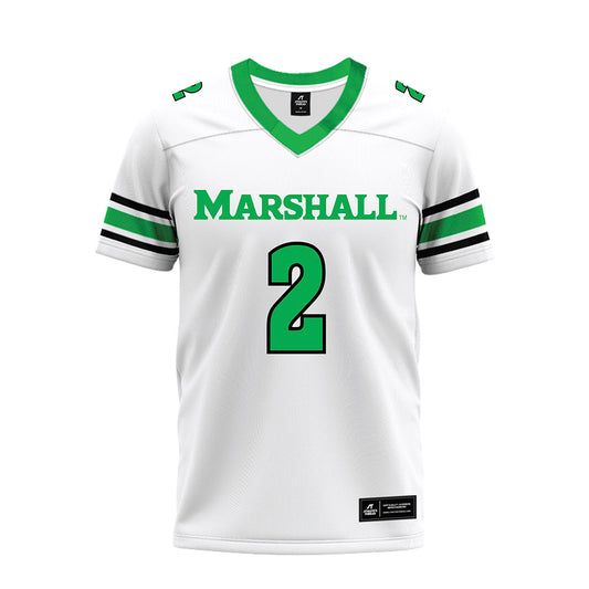 Marshall - NCAA Football : Darrell Sweeting - White Premium Football Jersey-0