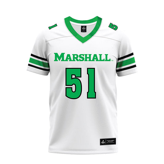 Marshall - NCAA Football : Lloyd Willis - White Premium Football Jersey-0