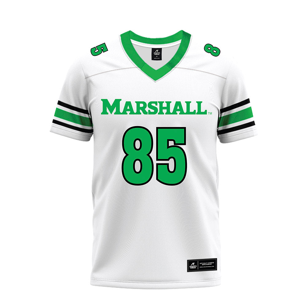 Marshall - NCAA Football : Tracy Stephens - White Premium Football Jersey-0