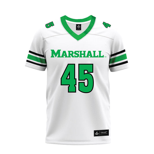 Marshall - NCAA Football : Elijah Smalls - White Premium Football Jersey-0