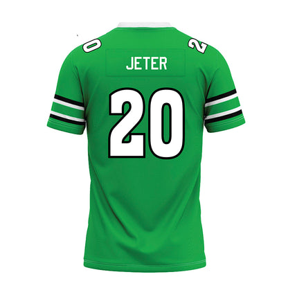 Marshall - NCAA Football : TaShawn Jeter - Green Premium Football Jersey-1