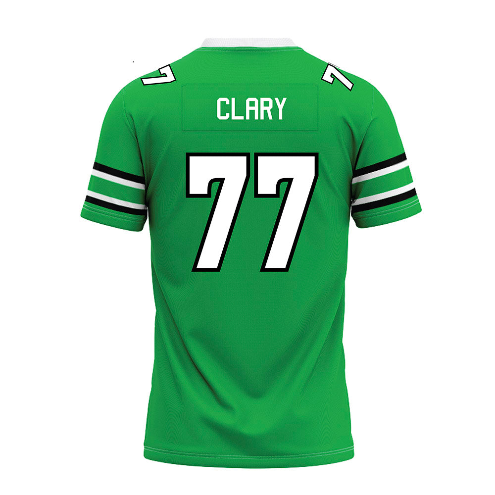 Marshall - NCAA Football : Isaac Clary - Green Premium Football Jersey-1