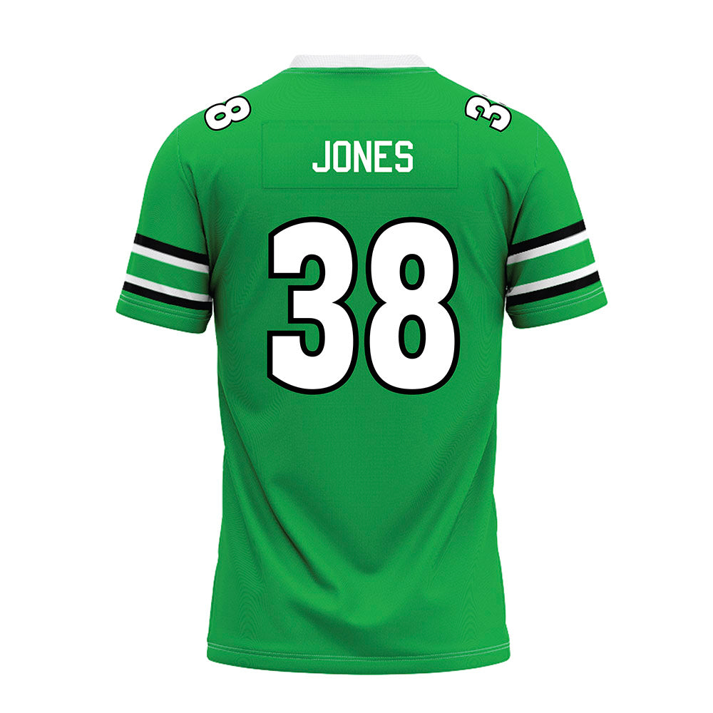Marshall - NCAA Football : KJ Jones - Green Premium Football Jersey-1