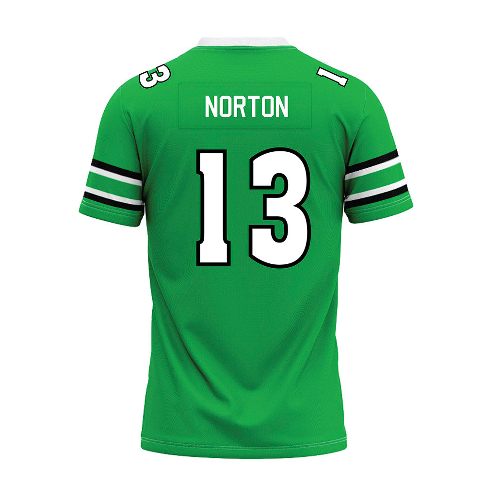 Marshall - NCAA Football : Adrian Norton - Green Premium Football Jersey-1