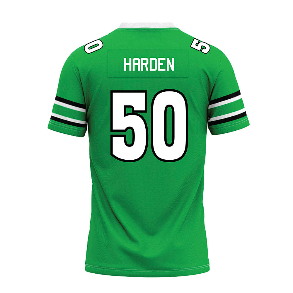 Marshall - NCAA Football : Henry Harden - Green Premium Football Jersey-1