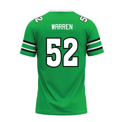 Marshall - NCAA Football : Mikailin Warren - Green Premium Football Jersey-1