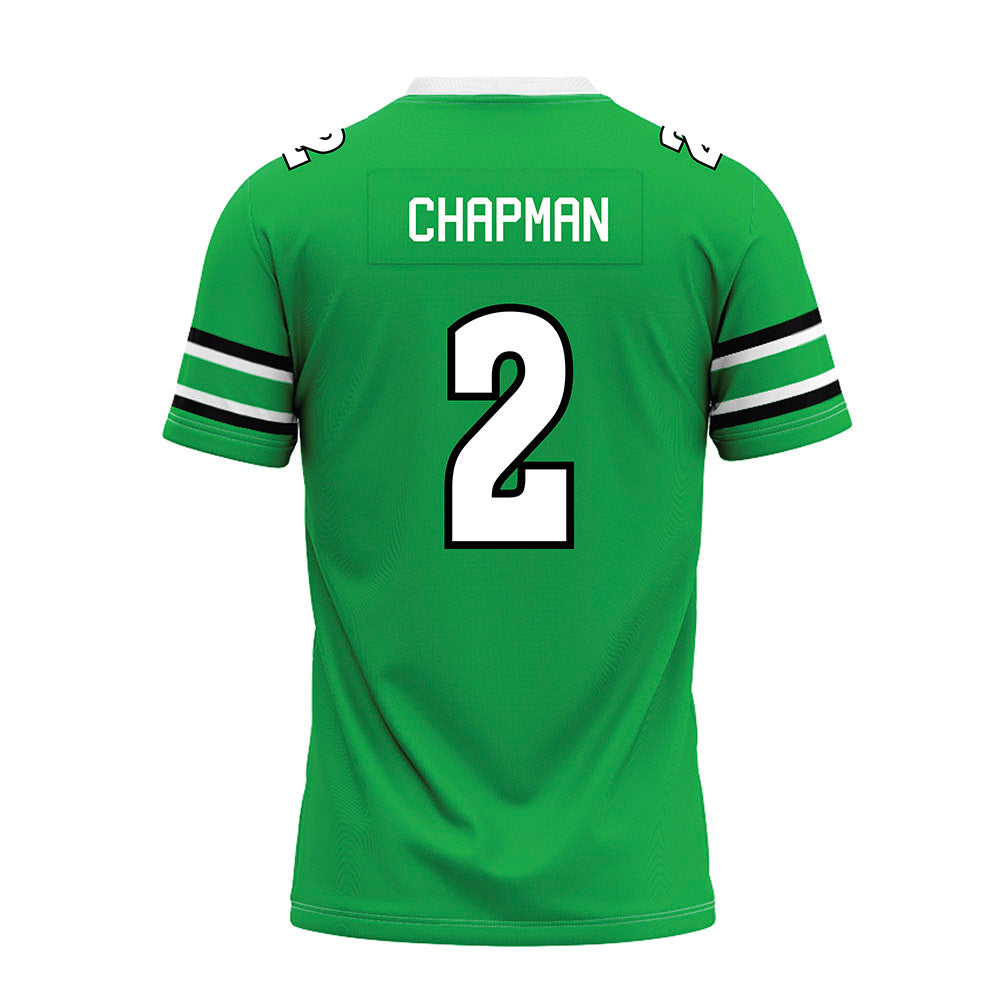 Marshall - NCAA Football : Doc Chapman - Green Premium Football Jersey-1