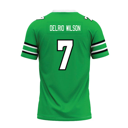 Marshall - NCAA Football : Carlos Delrio-Wilson - Green Premium Football Jersey-1