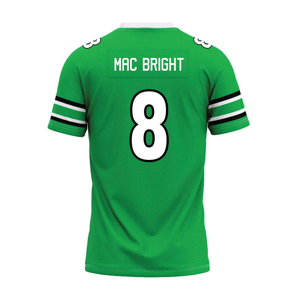 Marshall - NCAA Football : Tah Mac Bright - Green Premium Football Jersey-1