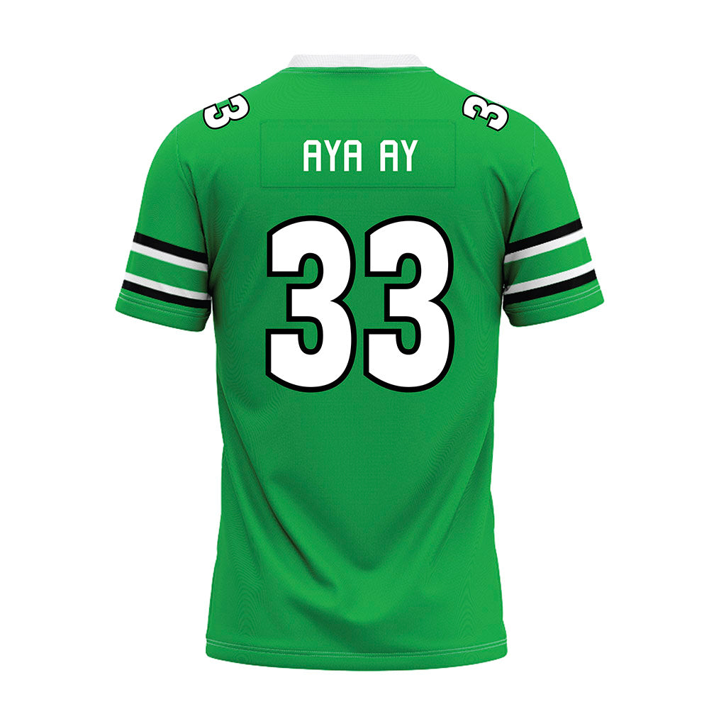 Marshall - NCAA Football : Jonny Aya-ay - Green Premium Football Jersey-1