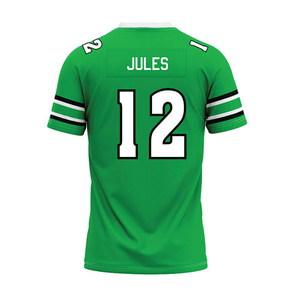 Marshall - NCAA Football : Louikenzy Jules - Green Premium Football Jersey-1