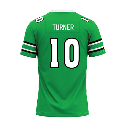 Marshall - NCAA Football : Ben Turner - Green Premium Football Jersey-1