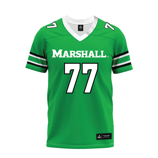Marshall - NCAA Football : Isaac Clary - Green Premium Football Jersey-0