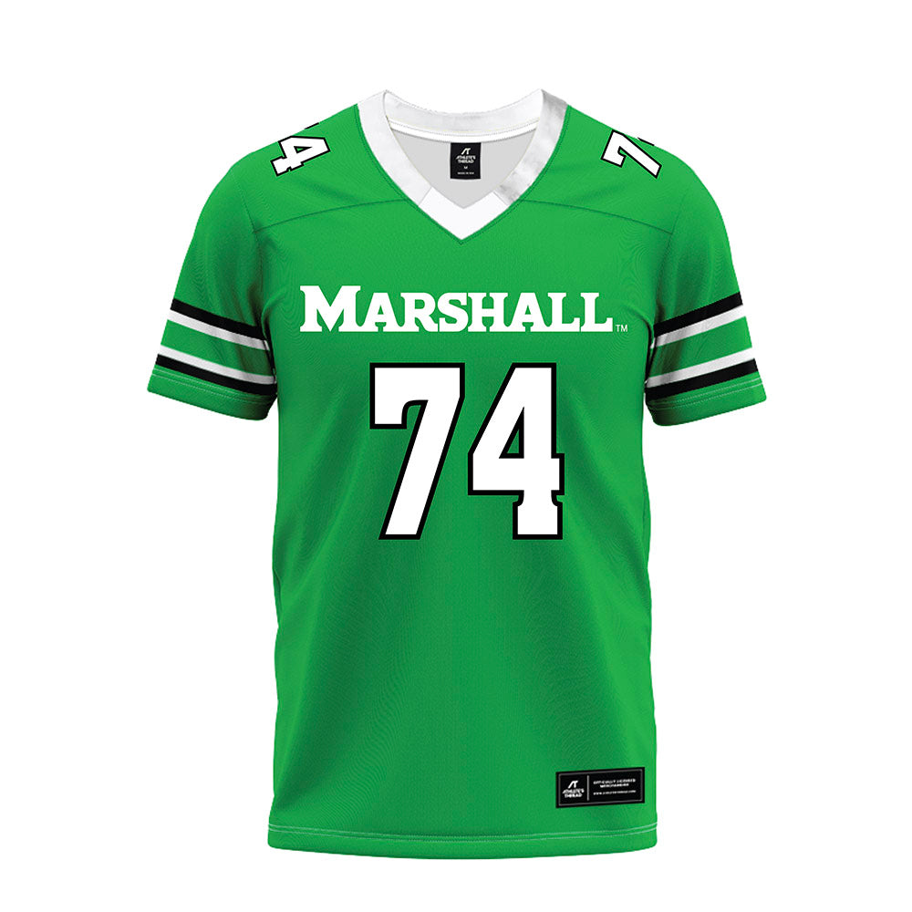 Marshall - NCAA Football : Tyler McDuffie - Green Premium Football Jersey-0