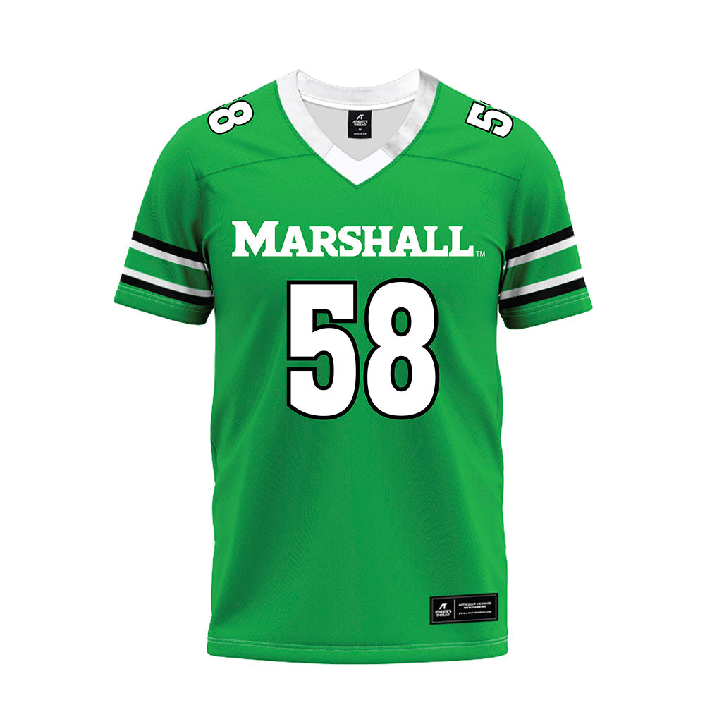 Marshall - NCAA Football : Michael Cummins - Green Premium Football Jersey-0