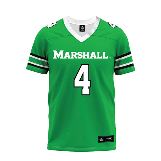 Marshall - NCAA Football : Demarcus Lacey - Green Premium Football Jersey-0