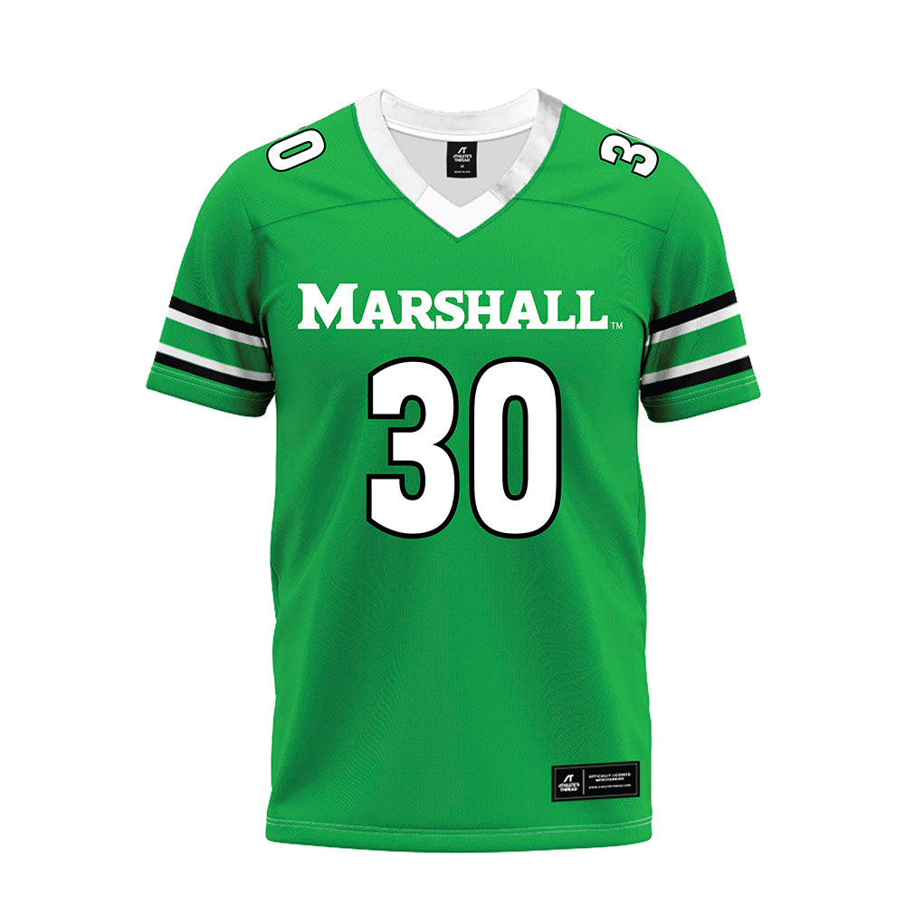 Marshall - NCAA Football : Jaasai Simmons - Green Premium Football Jersey-0