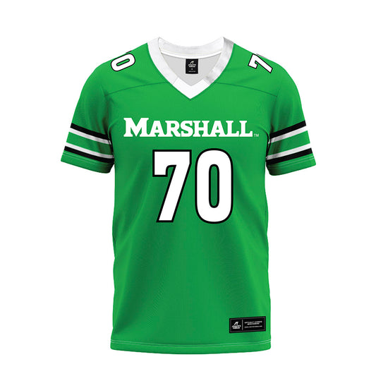 Marshall - NCAA Football : Jalen Slappy - Green Premium Football Jersey-0