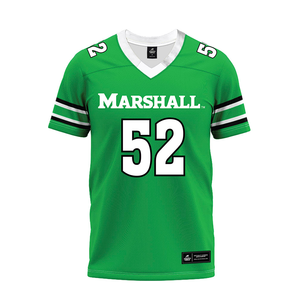 Marshall - NCAA Football : Mikailin Warren - Green Premium Football Jersey-0