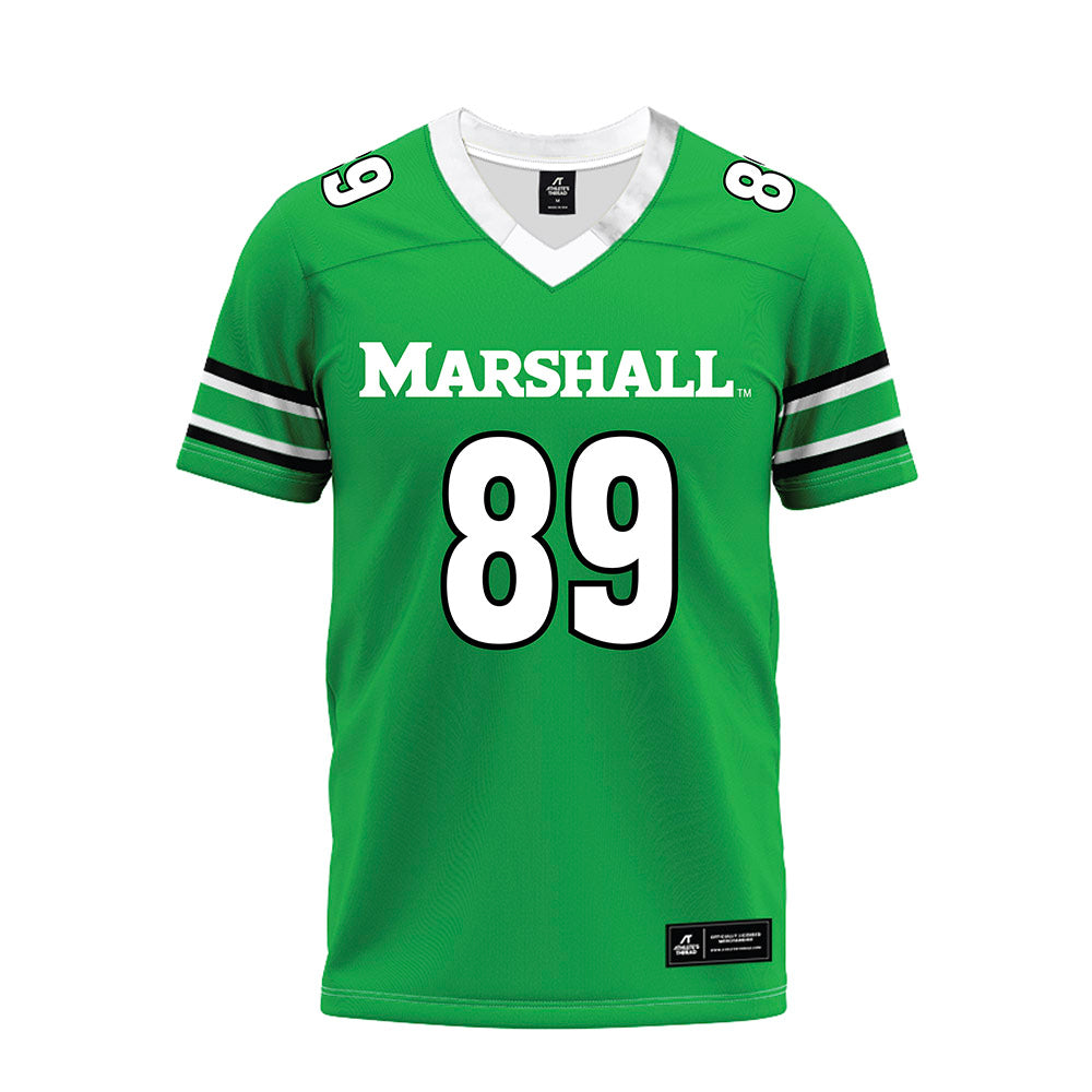Marshall - NCAA Football : atley cowan - Green Premium Football Jersey-0
