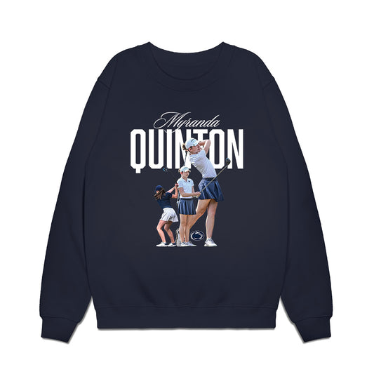 Penn State - NCAA Women's Golf : Myranda Quinton - Collage Premium Crewneck Sweatshirt-0