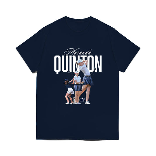 Penn State - NCAA Women's Golf : Myranda Quinton - Collage Comfort Colors T-Shirt-0