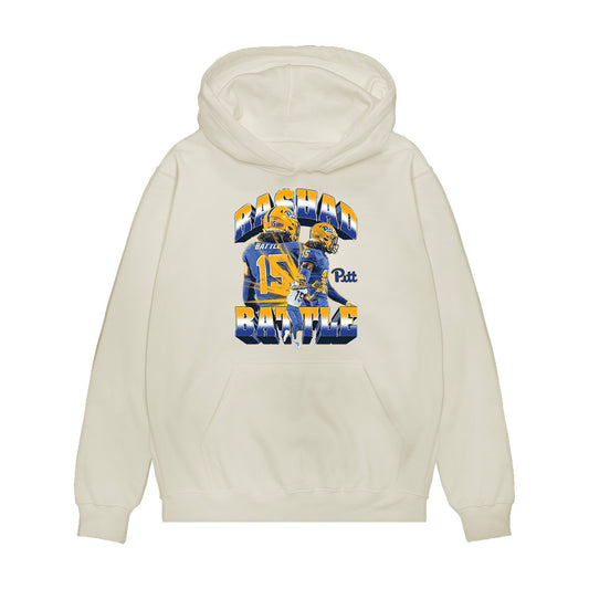 Pittsburgh - NCAA Football : Rashad Battle - Collage Premium Hooded Sweatshirt-0