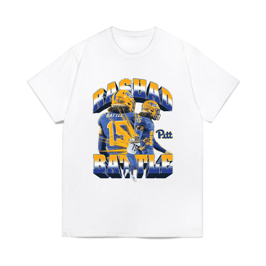 Pittsburgh - NCAA Football : Rashad Battle - Collage Comfort Colors T-Shirt-0