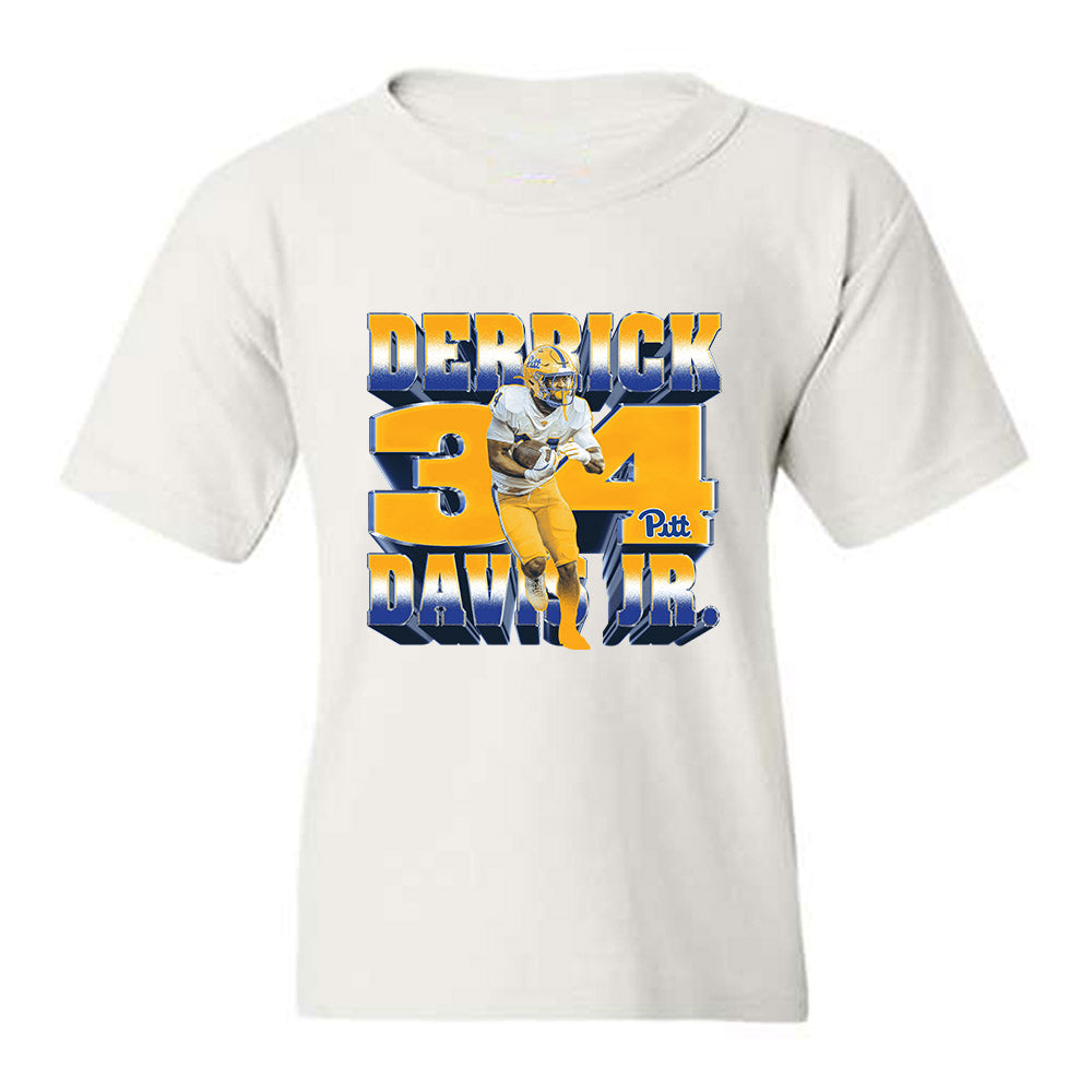 Pittsburgh - NCAA Football : Derrick Davis - Youth T-Shirt-0