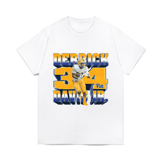 Pittsburgh - NCAA Football : Derrick Davis - Comfort Colors T-Shirt-0