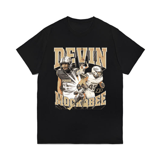 Purdue - NCAA Football : Devin Mockobee - Collage Comfort Colors T-Shirt-0