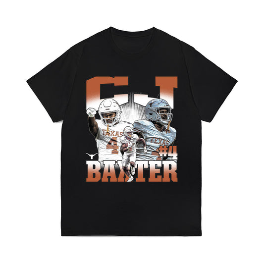 Texas - NCAA Football : CJ Baxter - Comfort Colors T-Shirt-0
