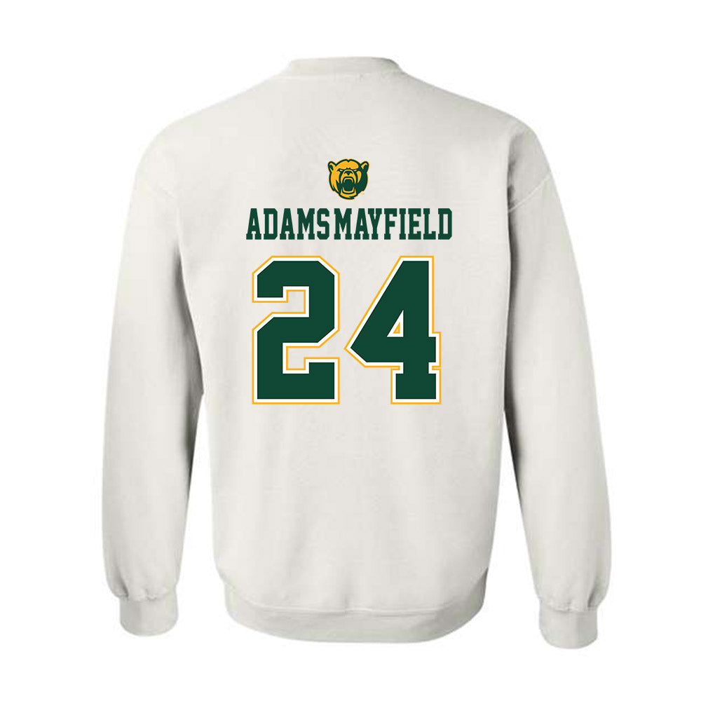 Baylor - NCAA Acrobatics & Tumbling : Aaliyah Adams-Mayfield - National Champions Shersey Crewneck Sweatshirt-1