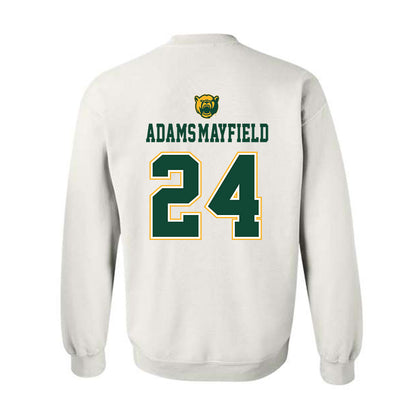 Baylor - NCAA Acrobatics & Tumbling : Aaliyah Adams-Mayfield - National Champions Shersey Crewneck Sweatshirt-1