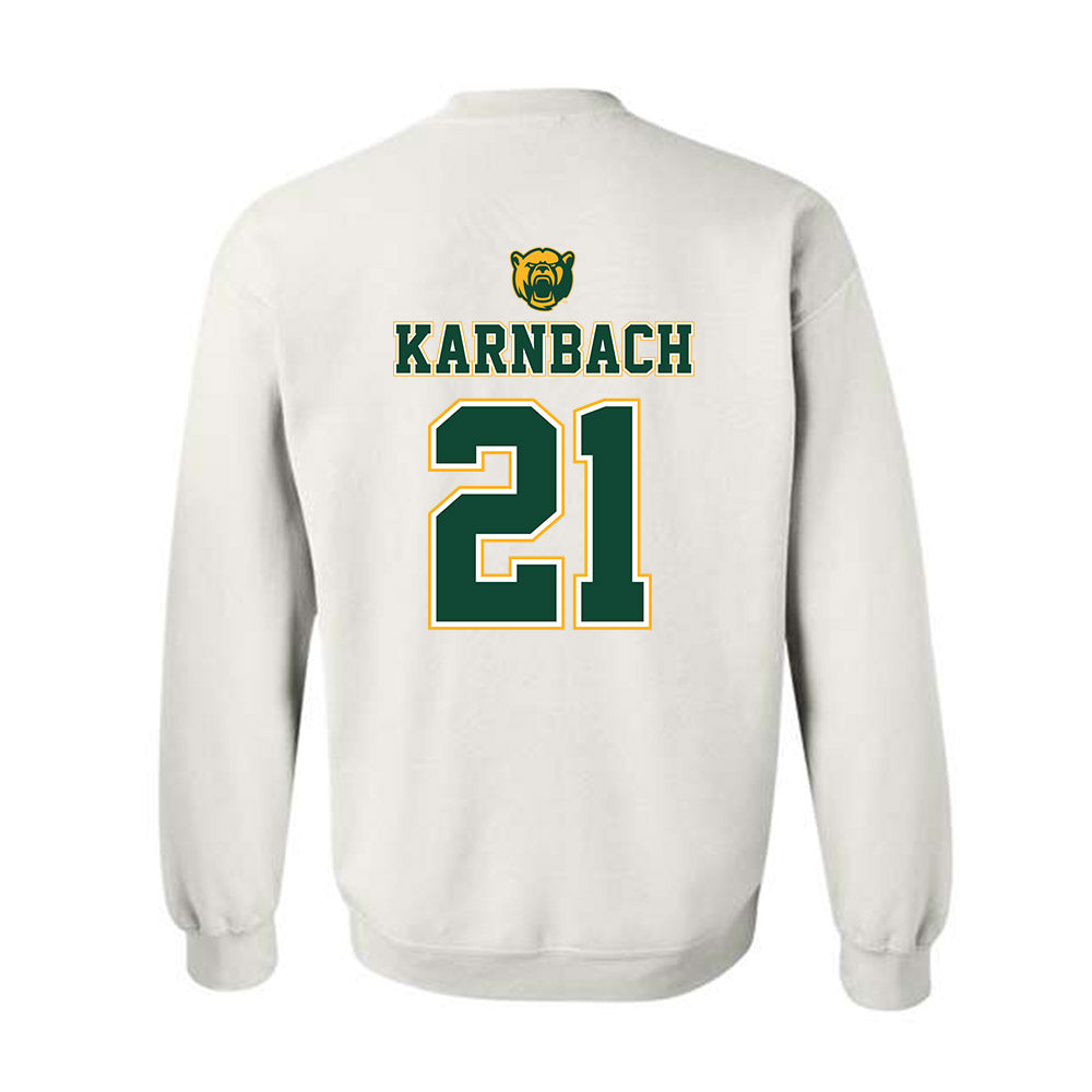 Baylor - NCAA Acrobatics & Tumbling : Cassandra Karnbach - National Champions Shersey Crewneck Sweatshirt-1