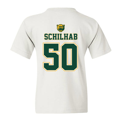 Baylor - NCAA Acrobatics & Tumbling : Kensey Schilhab - National Champions Shersey Youth T-Shirt-1